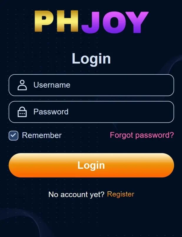 Phjoy hub login sign-up